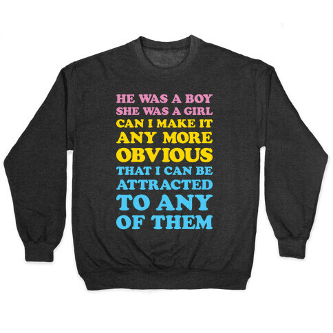 Sk8er Boi Pansexual Parody Pullover