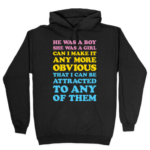 Sk8er Boi Pansexual Parody Hooded Sweatshirt