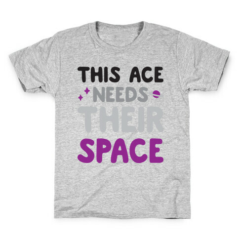 This Ace Needs Their Space Kids T-Shirt