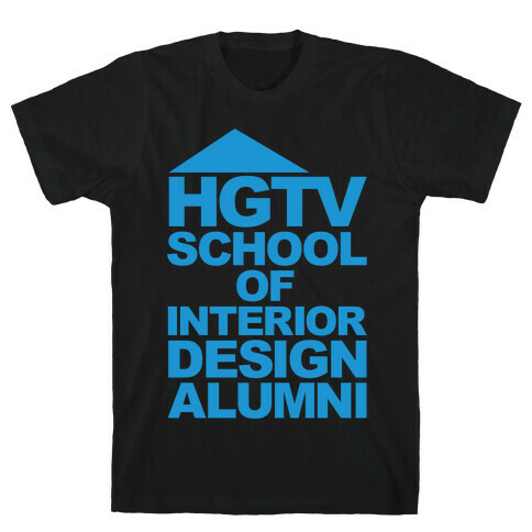 HGTV School of Interior Design Parody White Print T-Shirt