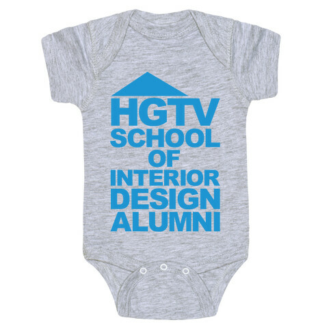 HGTV School of Interior Design Parody Baby One-Piece