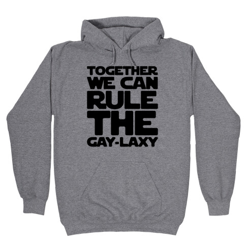 Together We Can Rule The Gay-laxy Hooded Sweatshirt