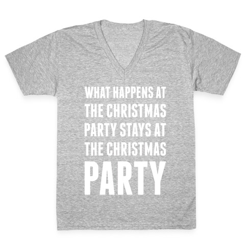 Christmas Party V-Neck Tee Shirt