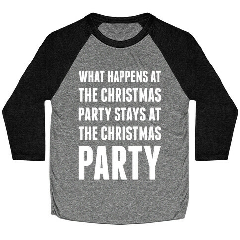 Christmas Party Baseball Tee