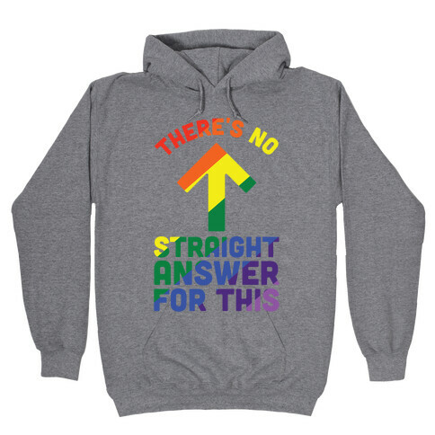 There's No Straight Answer For This Hooded Sweatshirt
