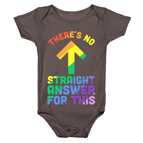 There's No Straight Answer For This Baby One-Piece