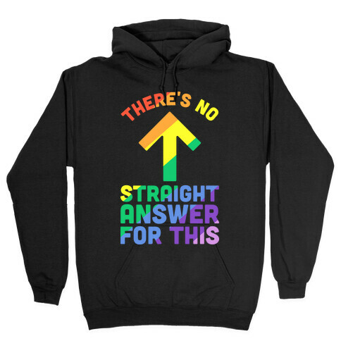There's No Straight Answer For This Hooded Sweatshirt