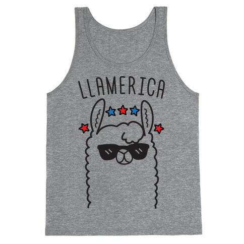 Llamerica American Llama Tank Top
