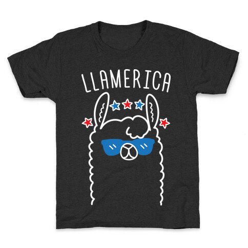 Llamerica American Llama Kids T-Shirt