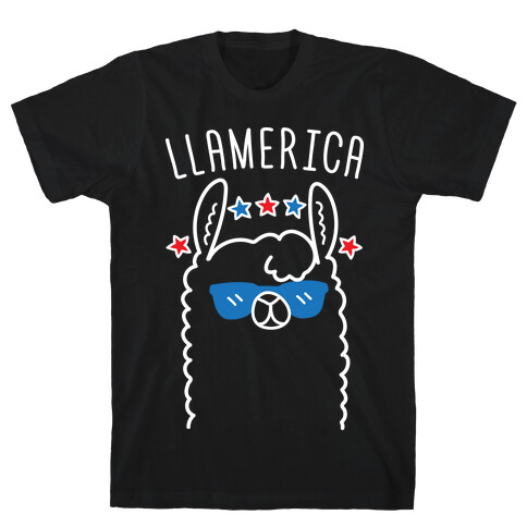 Llamerica American Llama T-Shirt