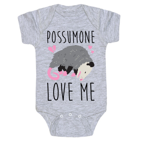 Possumone Love Me Opossum Baby One-Piece