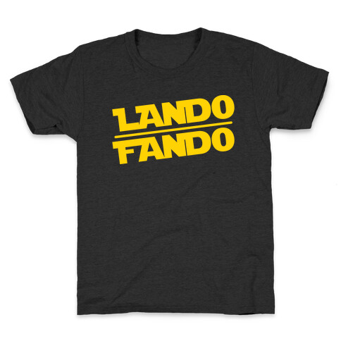 Lando Fando Parody White Print Kids T-Shirt