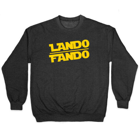 Lando Fando Parody White Print Pullover