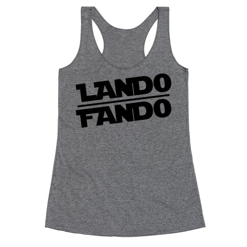 Lando Fando Parody Racerback Tank Top