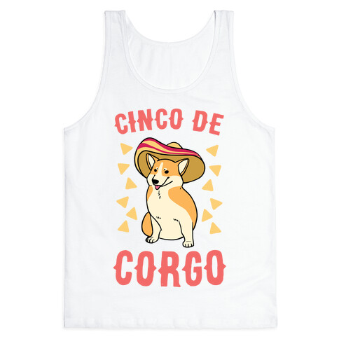 Cinco De Corgo Tank Top