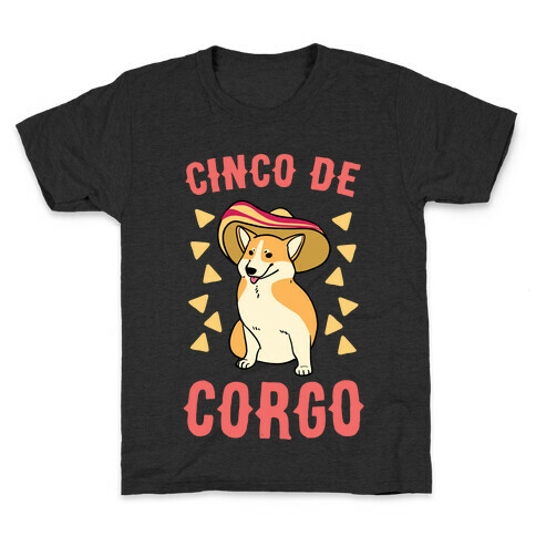 Cinco de Corgo  Kids T-Shirt