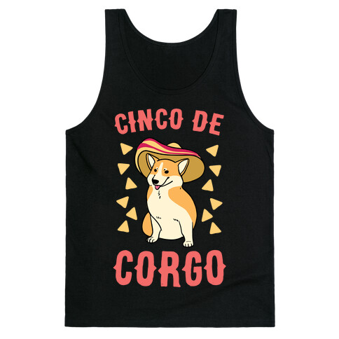 Cinco de Corgo  Tank Top