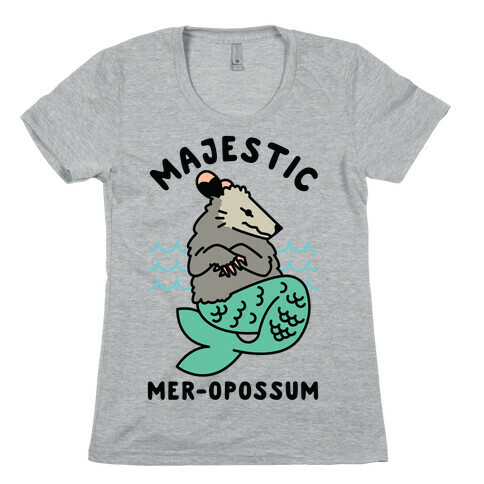 Majestic Mer-Opossum Womens T-Shirt
