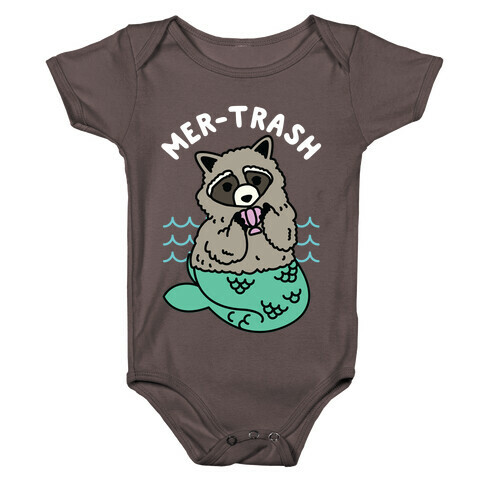 Mer-Trash Raccoon Baby One-Piece