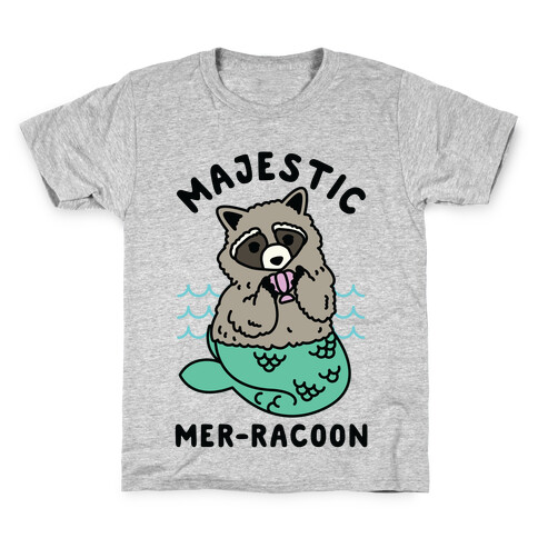 Majestic Mer-Raccoon Kids T-Shirt