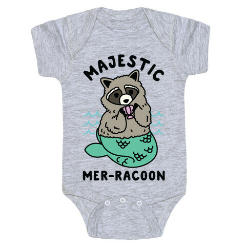 Majestic Mer-Raccoon Baby One-Piece