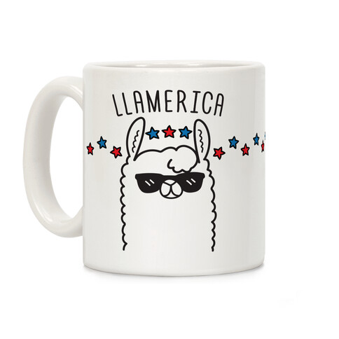 Llamerica American Llama Coffee Mug