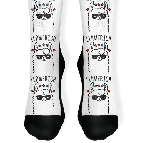 Llamerica American Llama Sock