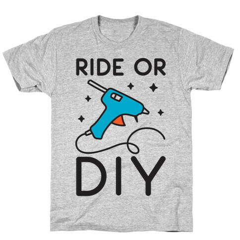 Ride Or DIY Pair 1/2 T-Shirt