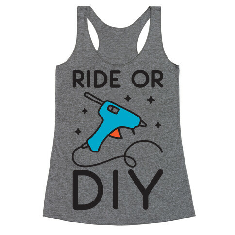 Ride Or DIY Pair 1/2 Racerback Tank Top