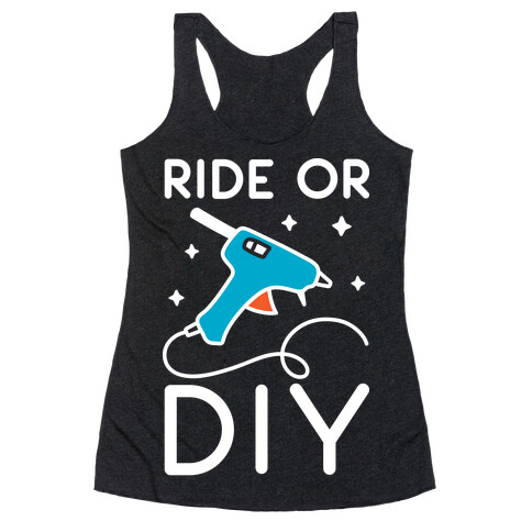 Ride Or DIY Pair 1/2 Racerback Tank Top