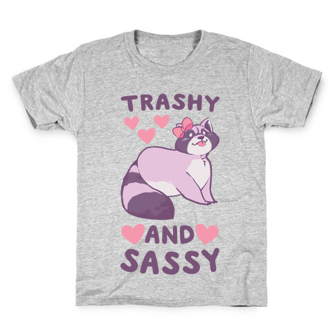 Trashy and Sassy - Raccoon Kids T-Shirt