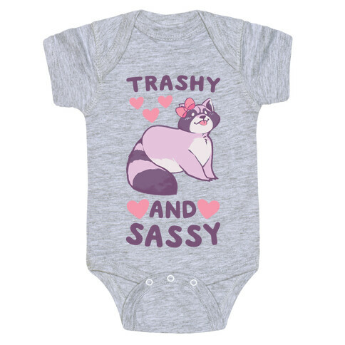 Trashy and Sassy - Raccoon Baby One-Piece