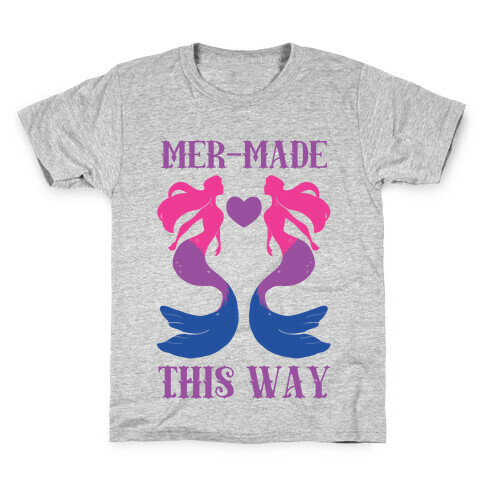 Mer-Made This Way - Bi Kids T-Shirt