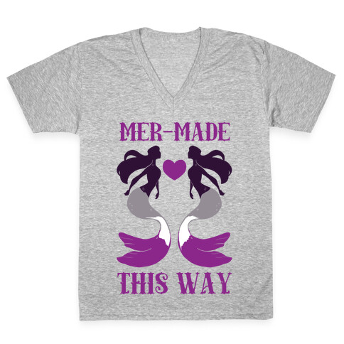 Mer-Made This Way - Ace V-Neck Tee Shirt