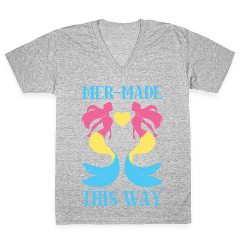 Mer-Made This Way - Pan V-Neck Tee Shirt