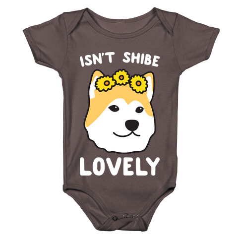 Isn't Shibe Lovely? Shiba Ibu Baby One-Piece
