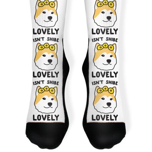 Isn't Shibe Lovely? Shiba Ibu Sock