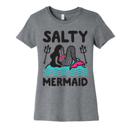 Salty Mermaid Womens T-Shirt