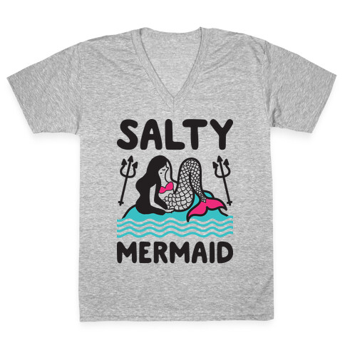 Salty Mermaid V-Neck Tee Shirt