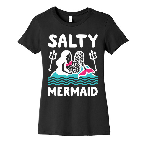 Salty Mermaid Womens T-Shirt