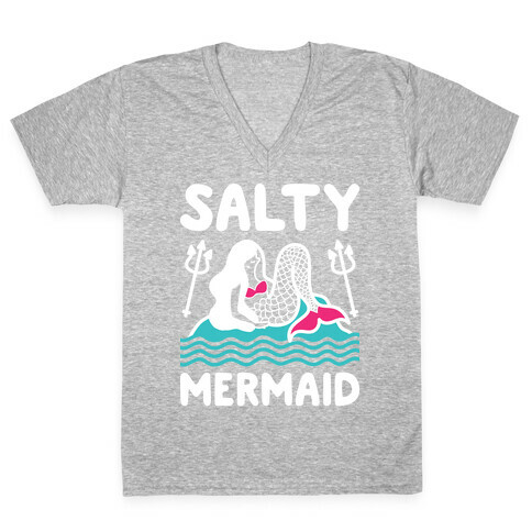 Salty Mermaid V-Neck Tee Shirt