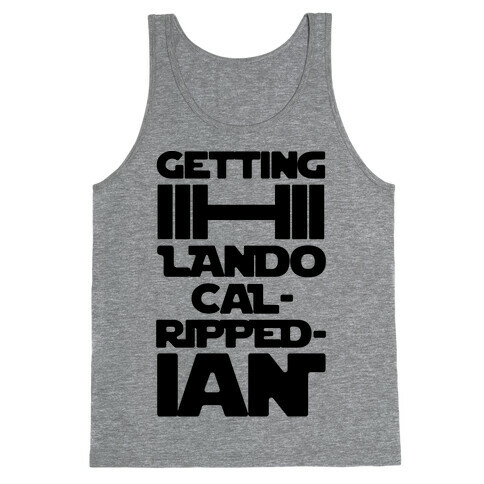 Getting Lando Cal-Ripped-ian Parody  Tank Top
