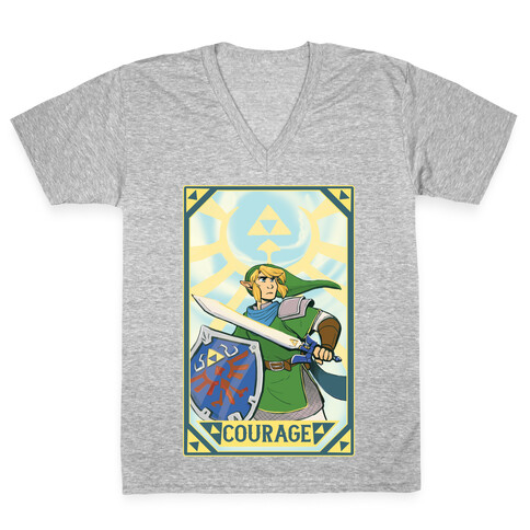 Courage - Link V-Neck Tee Shirt