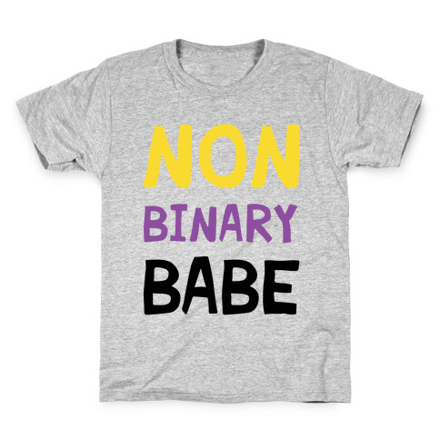 Non Binary Babe Kids T-Shirt