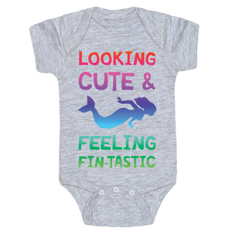 Looking Cute And Feeling Fin-tastic Baby One-Piece