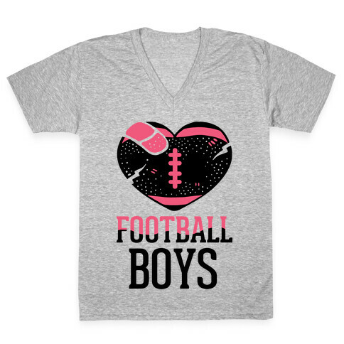 Football Boys V-Neck Tee Shirt