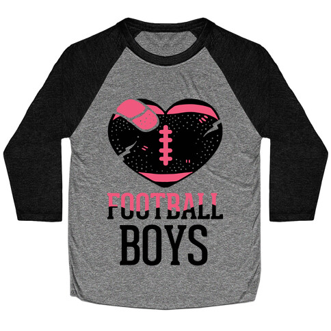 Football Boys Baseball Tee