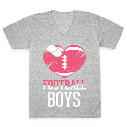Football Boys V-Neck Tee Shirt