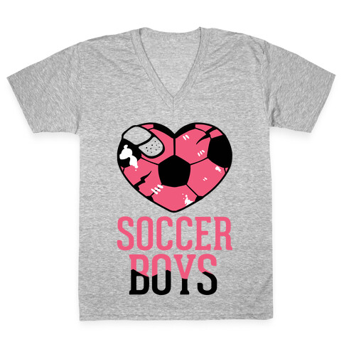 Soccer Boys V-Neck Tee Shirt