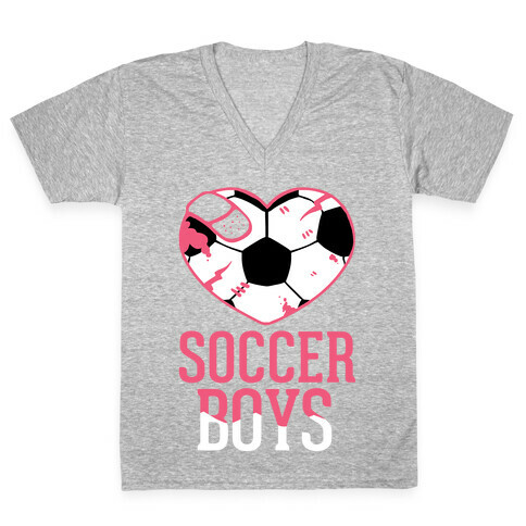 Soccer Boys V-Neck Tee Shirt
